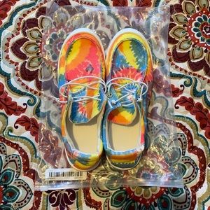 Tie dye comfy shoes